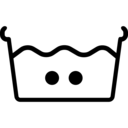 option,symbol,signs,water,sign,container,washing,washing clothes,dots,washing options